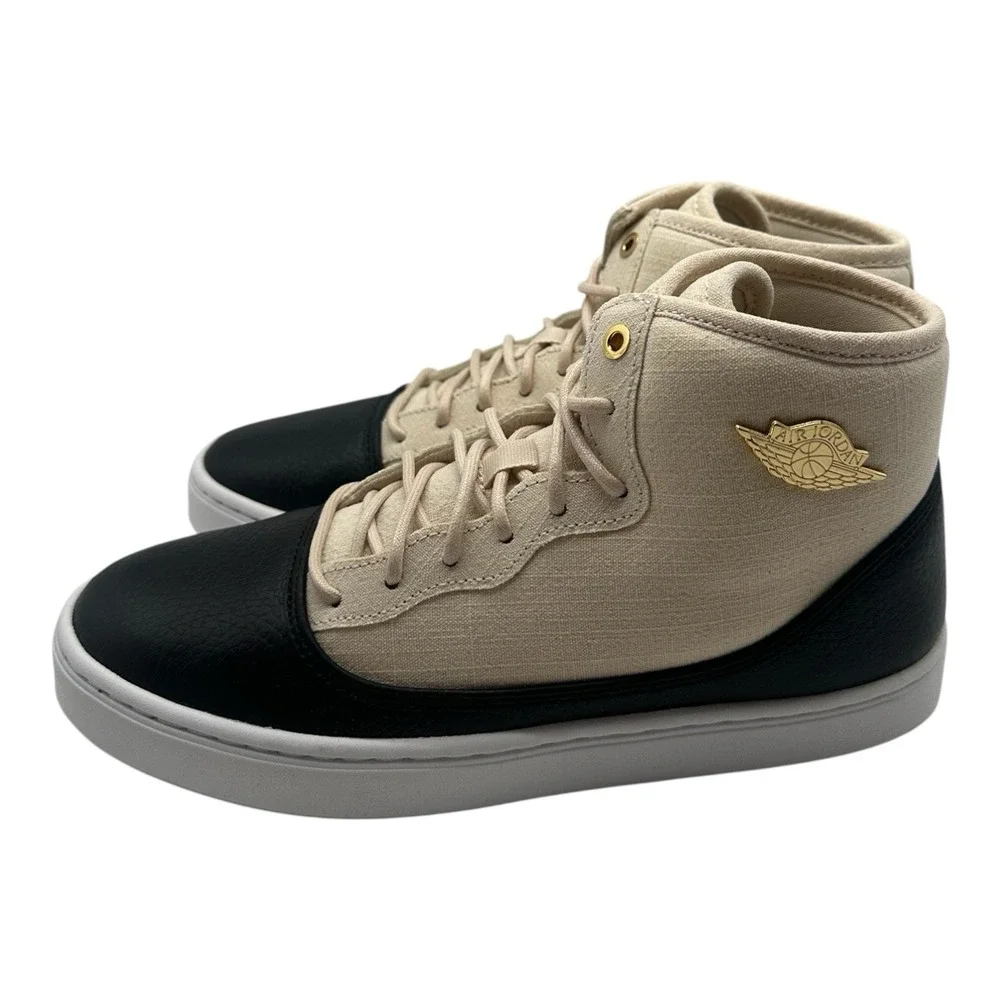 Nike‎ Air Jordan Jasmine Premium HC GG Shoes YOUTH Size 6.5 Y Beige White Black